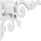 Ekena Millwork Whitman Architectural Grade PVC Corbel, 1 7/8"W X 10"D X 10"H CORP01X10X10WH - alternate 2
